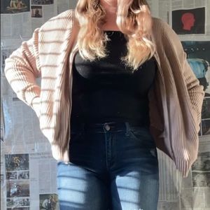 Baby pink cardigan size M!☀️